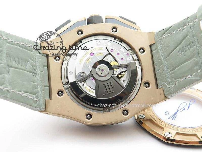 Royal Oak Offshore LeBron James Cermet Bezel JF Best Edition On Leather Strap A3126 (Free Rubber Strap) QuickDry 5118