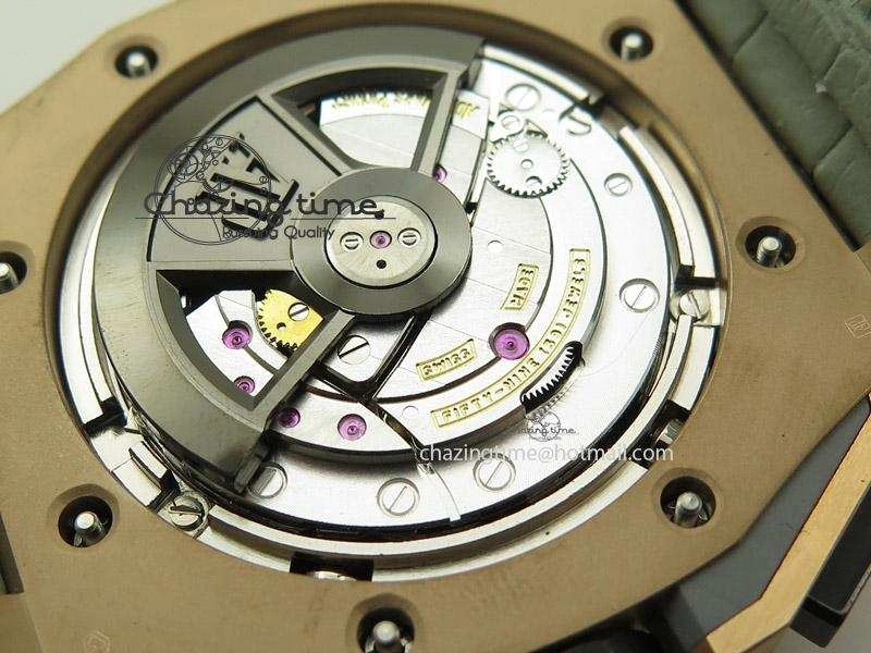 Royal Oak Offshore LeBron James Cermet Bezel JF Best Edition On Leather Strap A3126 (Free Rubber Strap) QuickDry 5118
