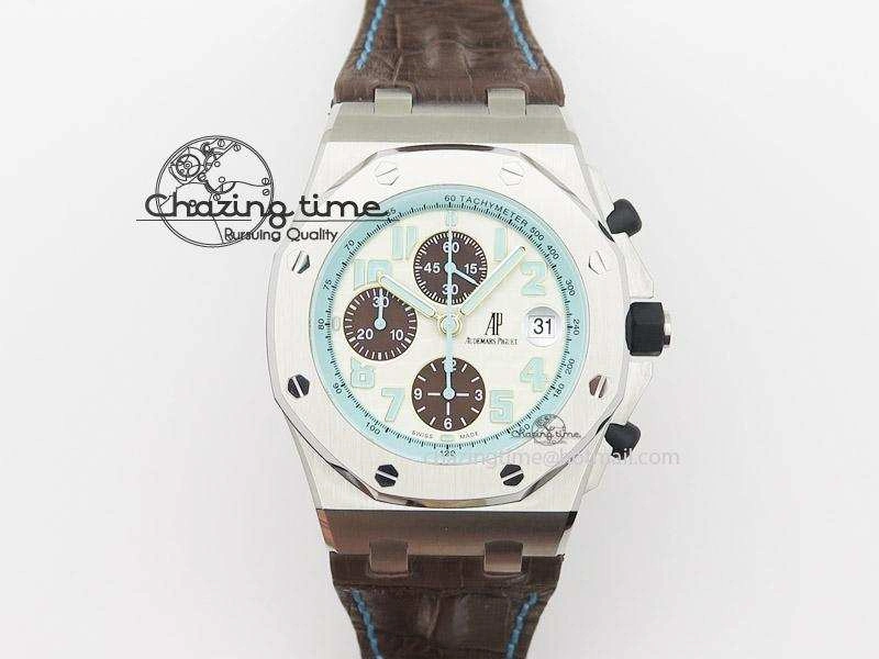 Durable Royal Oak Offshore Montauk Highway JF Best Edition on Brown Leather Strap A 5129