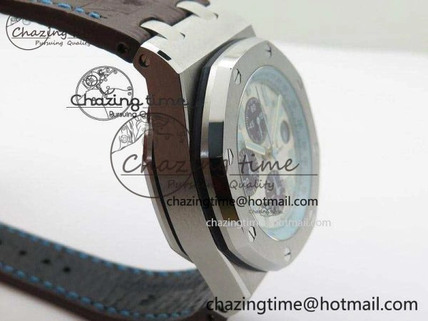 Durable Royal Oak Offshore Montauk Highway JF Best Edition on Brown Leather Strap A 5129