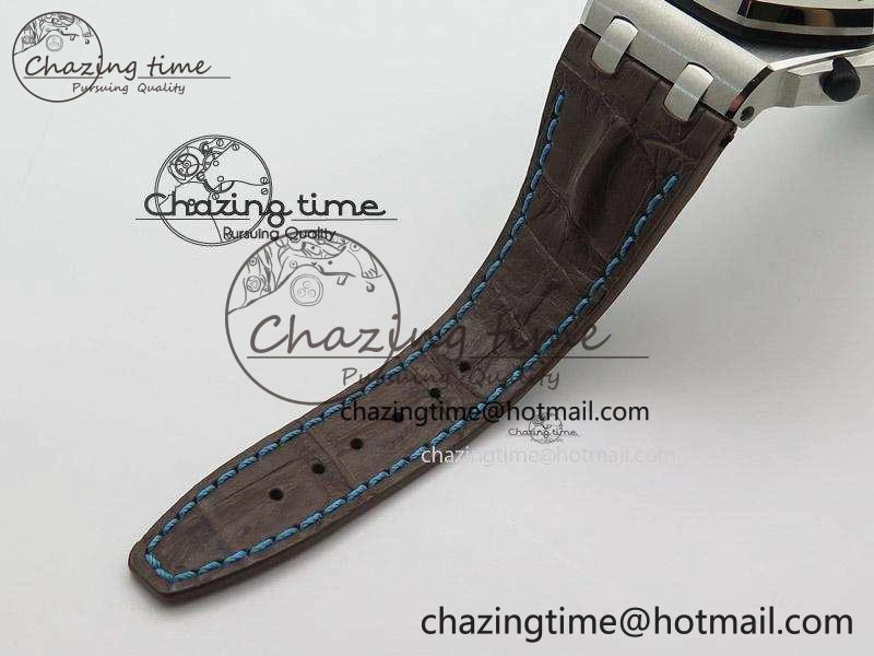 Durable Royal Oak Offshore Montauk Highway JF Best Edition on Brown Leather Strap A 5129