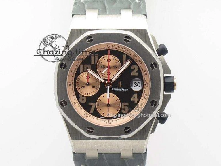 RelaxedFit Royal Oak Offshore “Pride of Indonesia” JF Best Edition On Grey Leather Strap A 5105