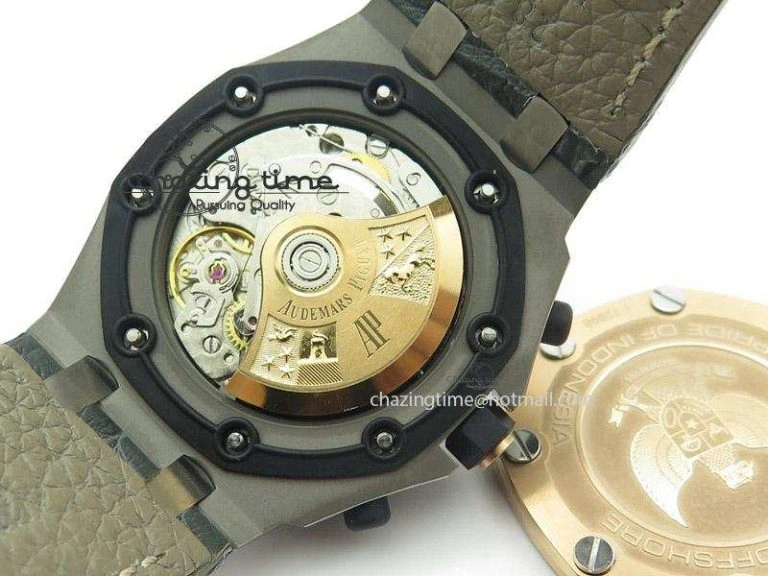 RelaxedFit Royal Oak Offshore “Pride of Indonesia” JF Best Edition On Grey Leather Strap A 5105