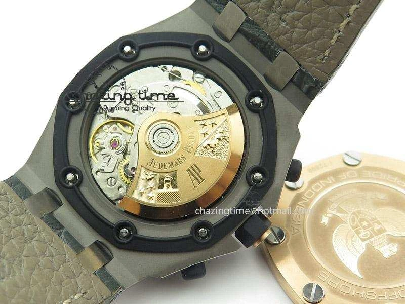RelaxedFit Royal Oak Offshore “Pride of Indonesia” JF Best Edition On Grey Leather Strap A 5105