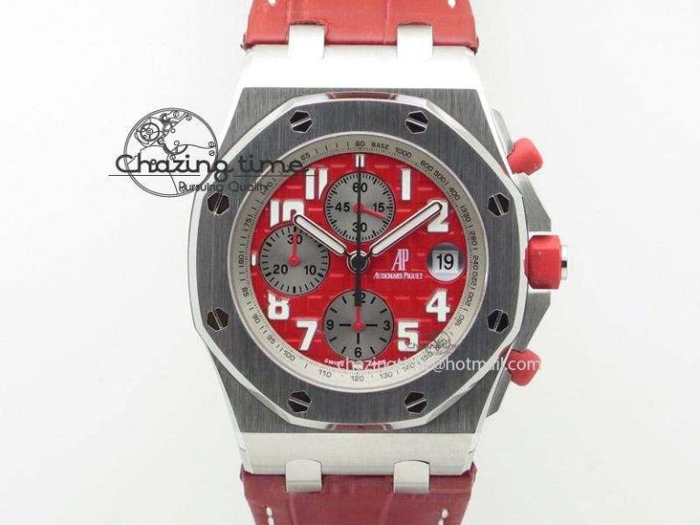 Royal Oak Offshore Rhone Fusterie JF Best Edition On Leather Strap A Flexible 5114