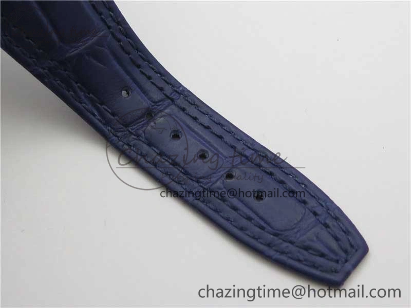 Packable Royal Oak Offshore Ruben Barrichello II JF Best Edition Blue Dial on Blue Leather Strap A3126 V 4861