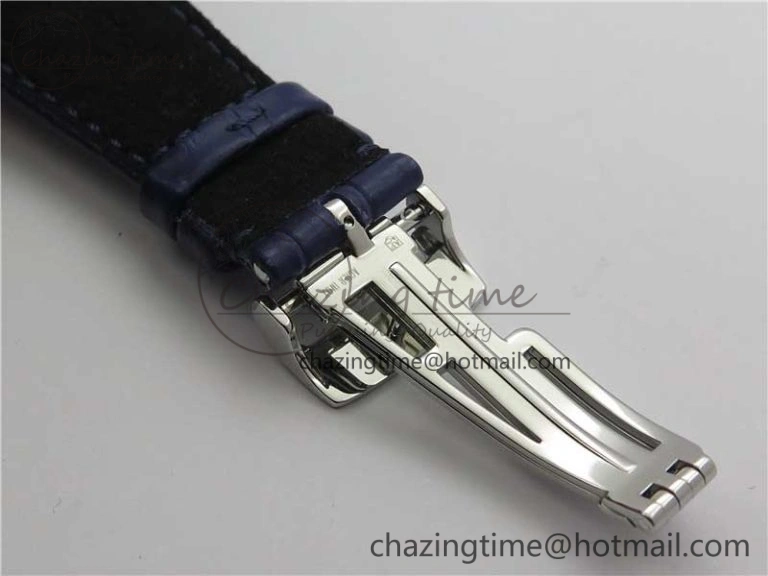 Packable Royal Oak Offshore Ruben Barrichello II JF Best Edition Blue Dial on Blue Leather Strap A3126 V 4861