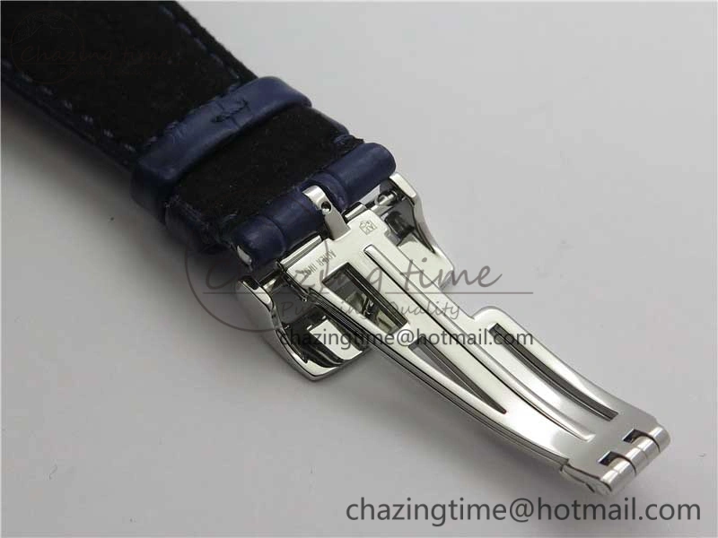 Packable Royal Oak Offshore Ruben Barrichello II JF Best Edition Blue Dial on Blue Leather Strap A3126 V 4861