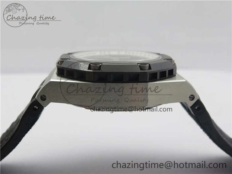 Royal Oak Offshore Ruben Barrichello II JF Best Edition Skeleton Dial on Black Leather Strap A3126 V Affordable 4859