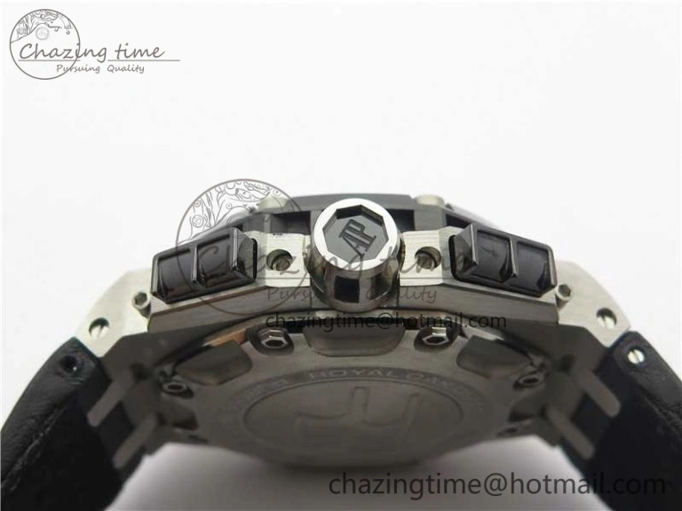 Royal Oak Offshore Ruben Barrichello II JF Best Edition Skeleton Dial on Black Leather Strap A3126 V Affordable 4859