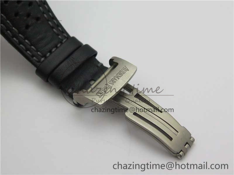 Royal Oak Offshore Ruben Barrichello II JF Best Edition Skeleton Dial on Black Leather Strap A3126 V Affordable 4859