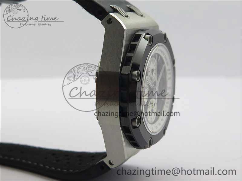 Royal Oak Offshore Ruben Barrichello II JF Best Edition Skeleton Dial on Black Leather Strap A3126 V Affordable 4859