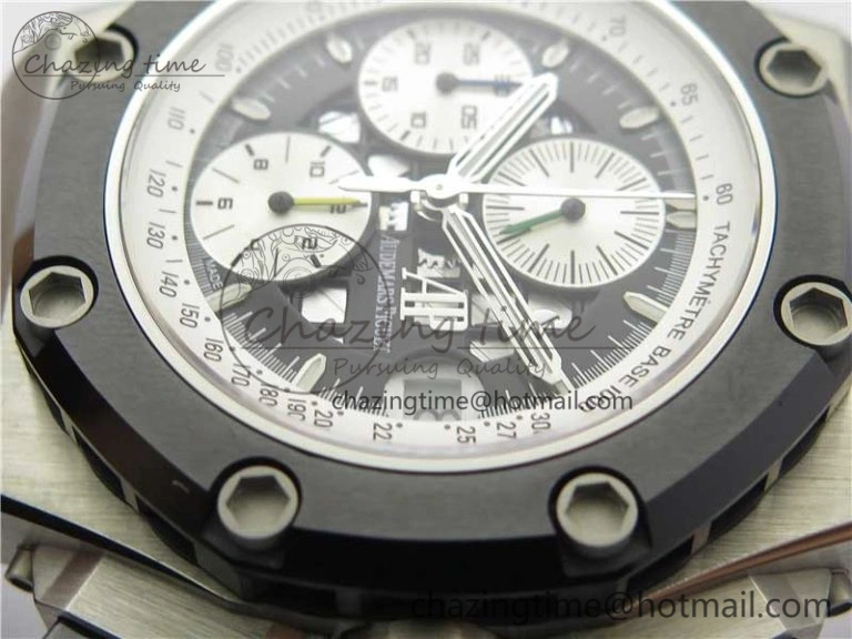 Royal Oak Offshore Ruben Barrichello II JF Best Edition Skeleton Dial on Black Leather Strap A3126 V Affordable 4859