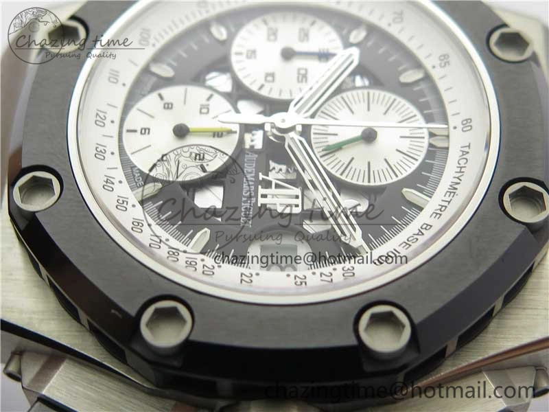 Royal Oak Offshore Ruben Barrichello II JF Best Edition Skeleton Dial on Black Leather Strap A3126 V Affordable 4859