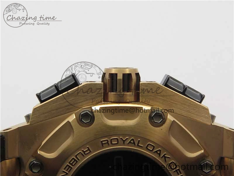 Royal Oak Offshore Ruben Barrichello II RG JF Best Edition Silver Dial on Black Leather Strap A3126 V MultiPurpose 4860