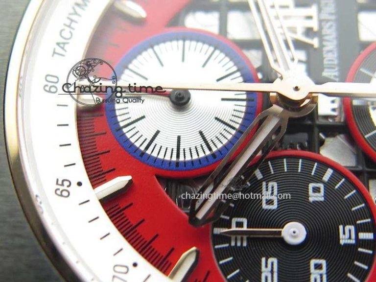 Royal Oak Offshore Ruben Barrichello III RG JF Best Edition On Black Leather Strap A UrbanChic 5104