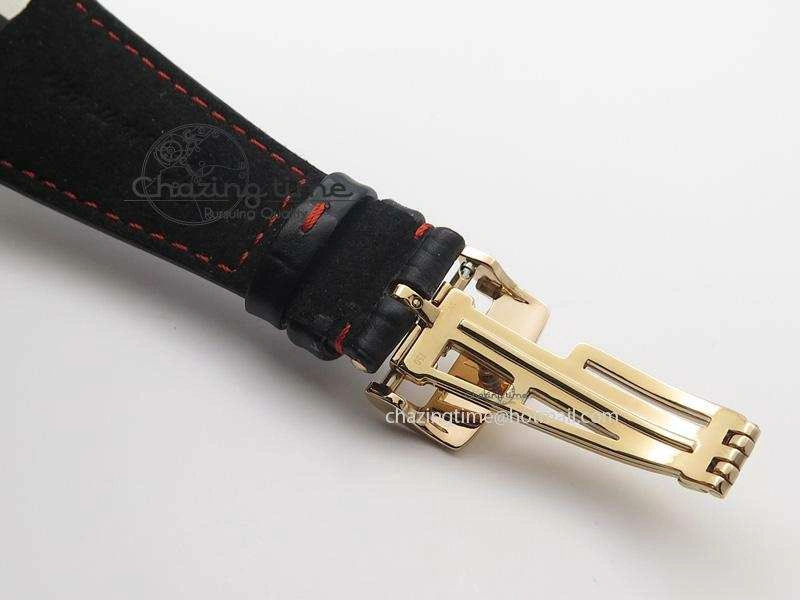 Royal Oak Offshore Ruben Barrichello III RG JF Best Edition On Black Leather Strap A UrbanChic 5104