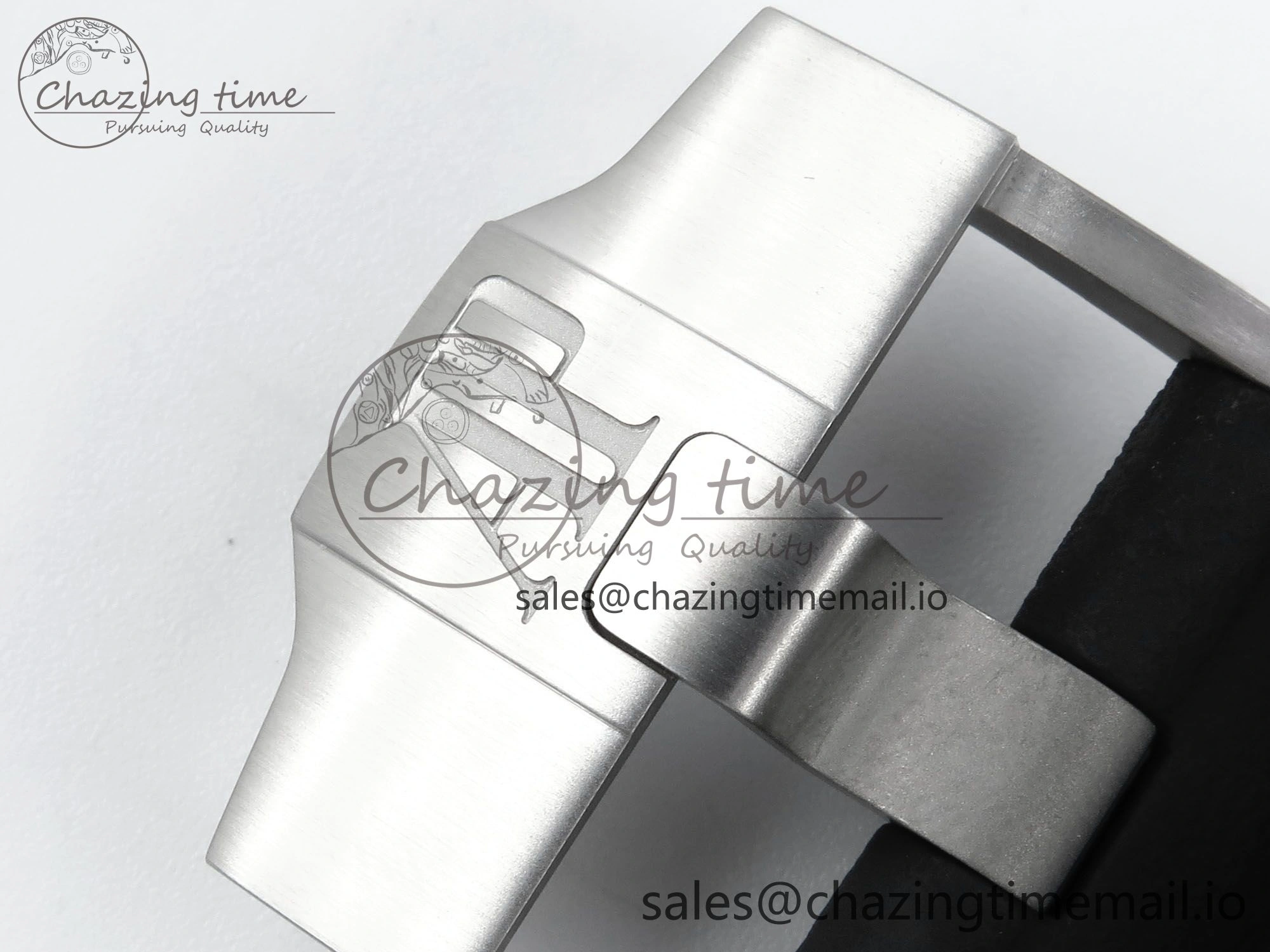 Practical Royal Oak Offshore SS APF Best Edition Black White Dial on Black Rubber Strap A 4276