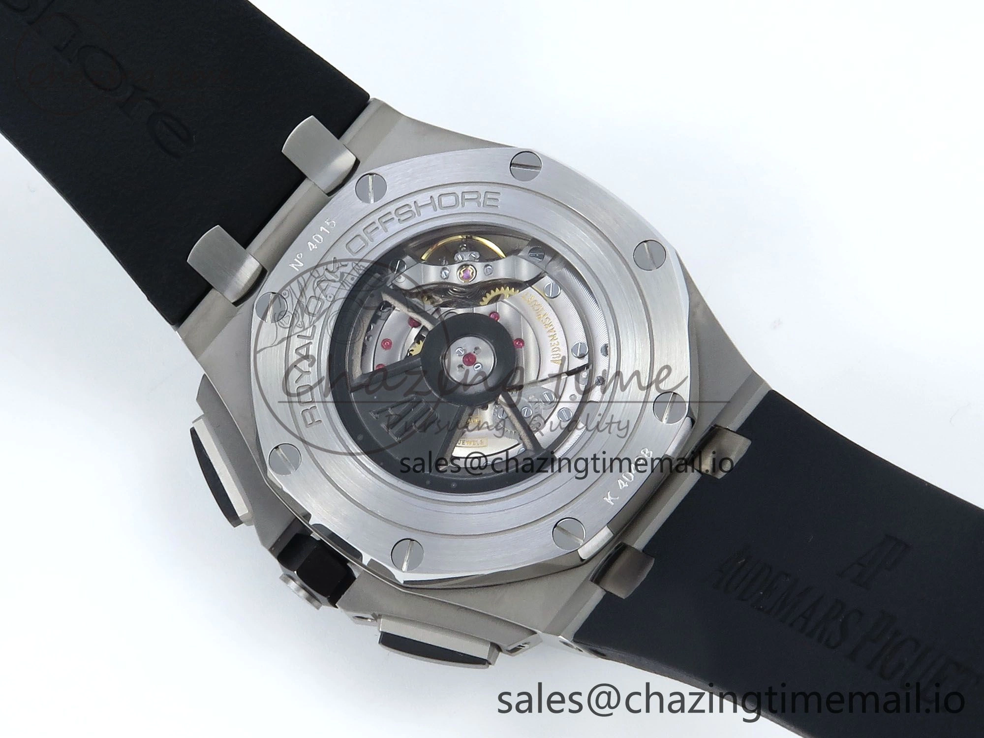 Original Royal Oak Offshore SS APF Best Edition Gray Dial on Black Rubber Strap A 4274