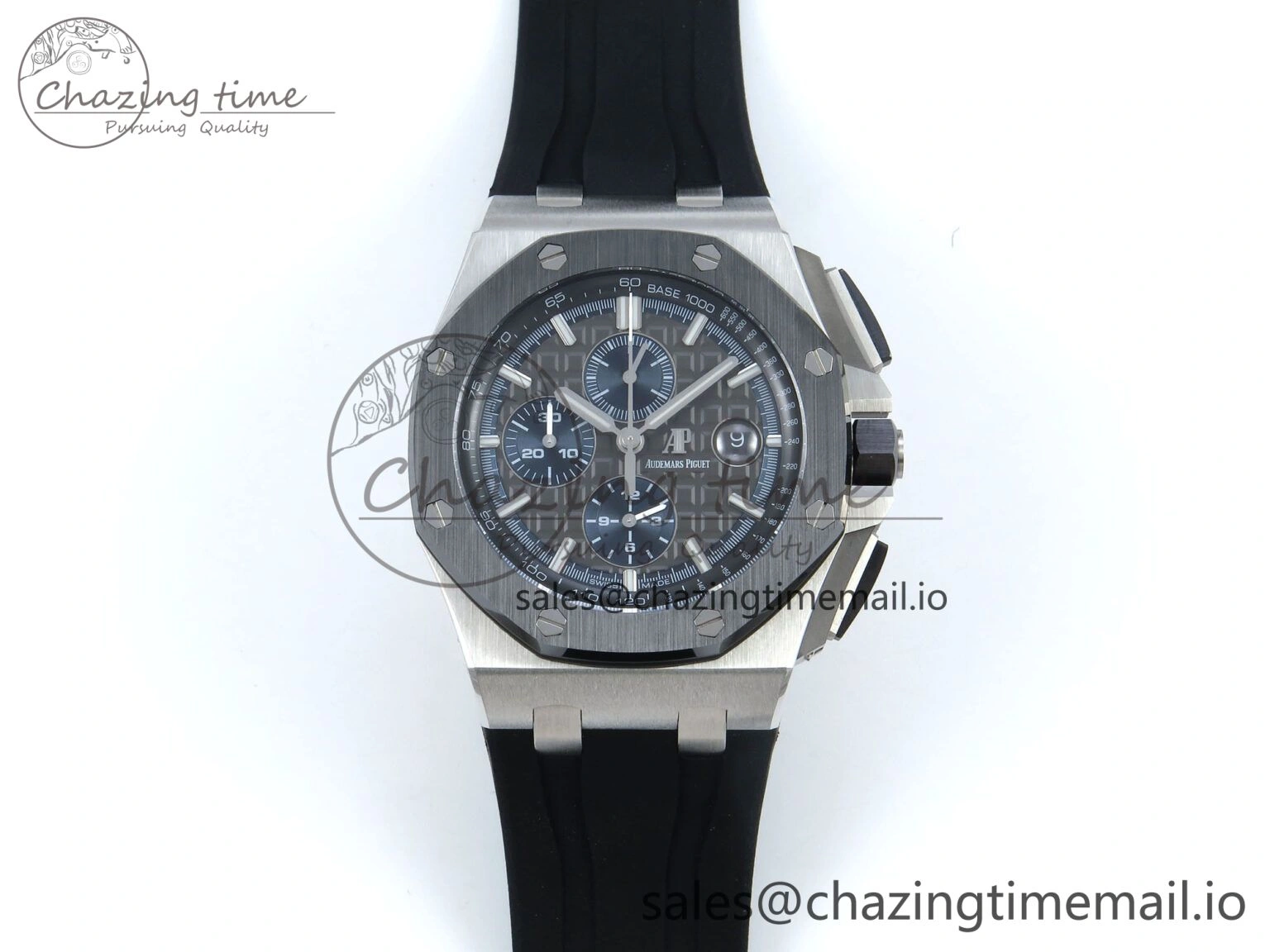 Original Royal Oak Offshore SS APF Best Edition Gray Dial on Black Rubber Strap A 4274