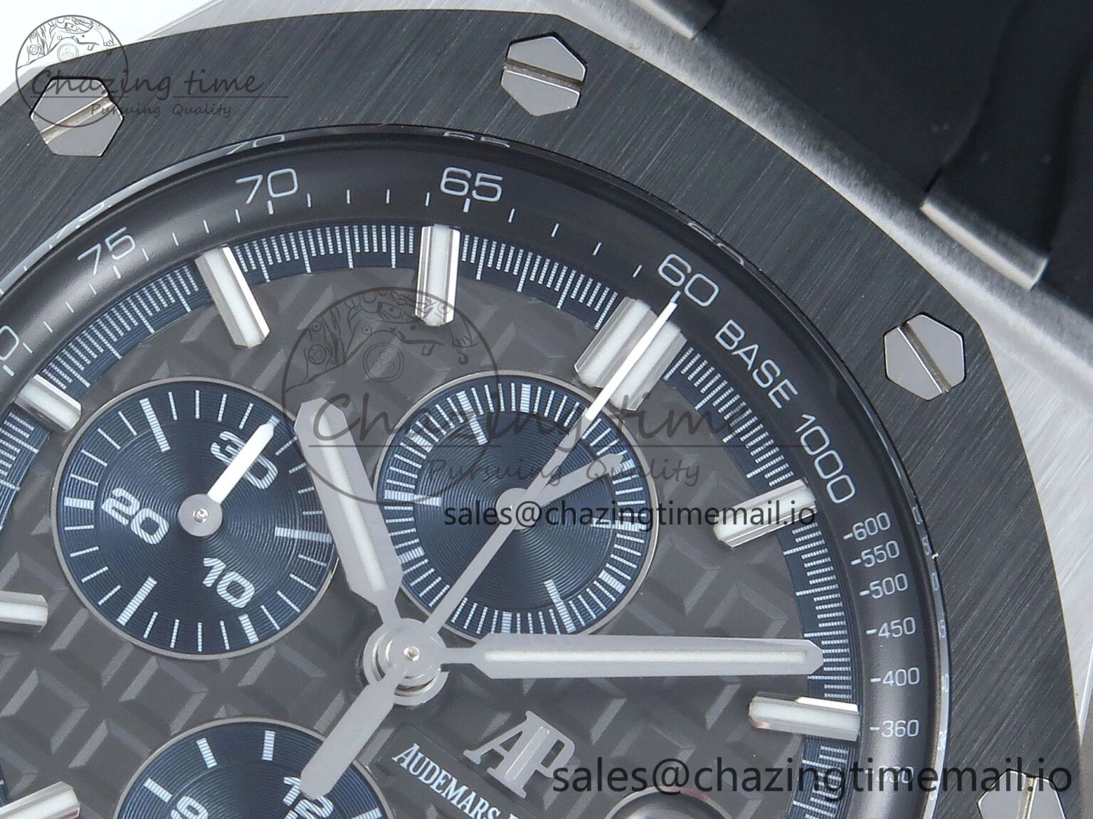 Original Royal Oak Offshore SS APF Best Edition Gray Dial on Black Rubber Strap A 4274