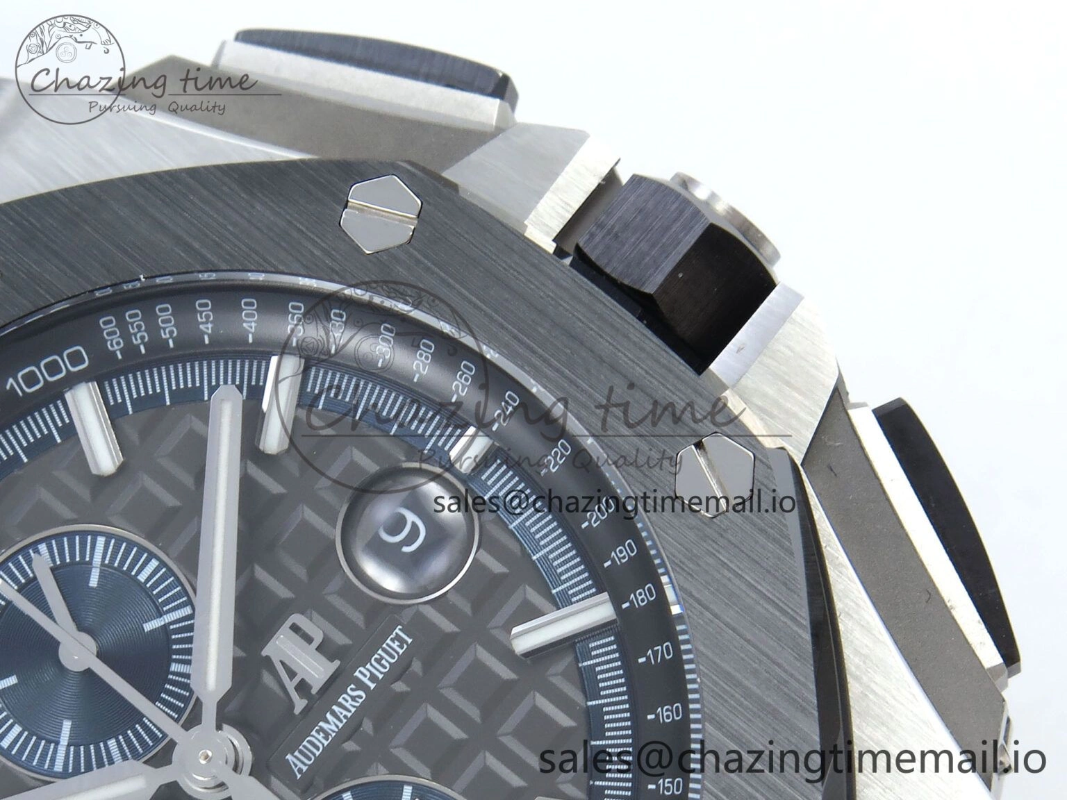 Original Royal Oak Offshore SS APF Best Edition Gray Dial on Black Rubber Strap A 4274