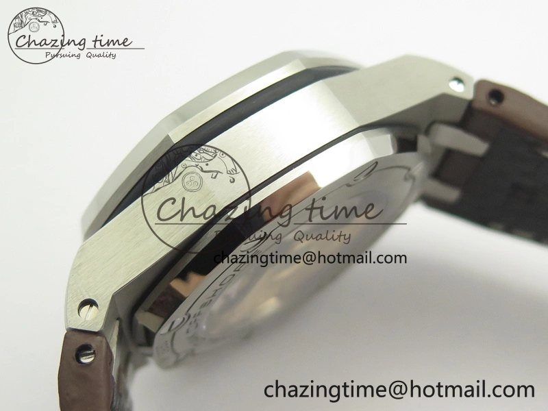 Royal Oak Offshore Safari 2014 JF On Brown Leather Strap A3126 V2 w Cyclops And DW Mod (Free Rubber Strap) GoodFit 4952