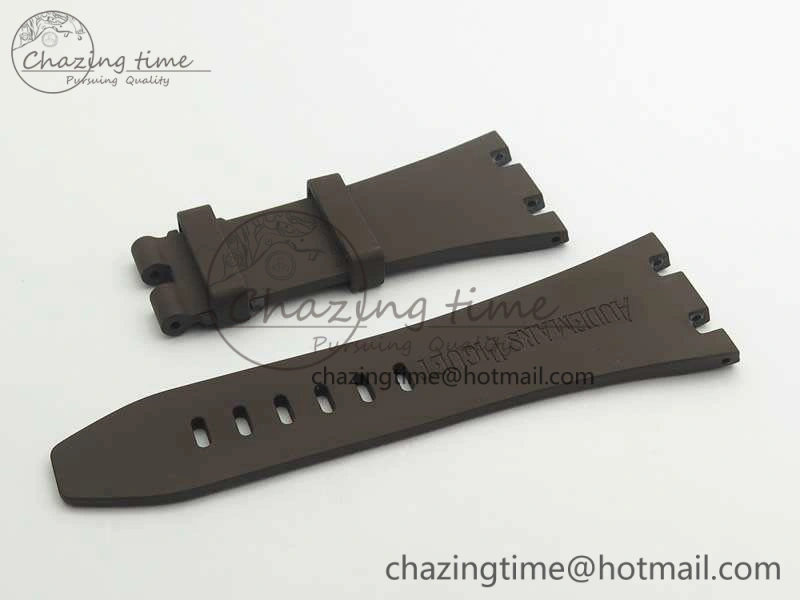 Royal Oak Offshore Safari 2014 JF On Brown Leather Strap A3126 V2 w Cyclops And DW Mod (Free Rubber Strap) GoodFit 4952