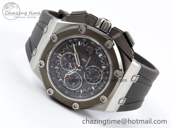 Royal Oak Offshore Schumacher APF Best Edition Gray Black Dial on Gray Rubber Strap A WrinkleFree 4441