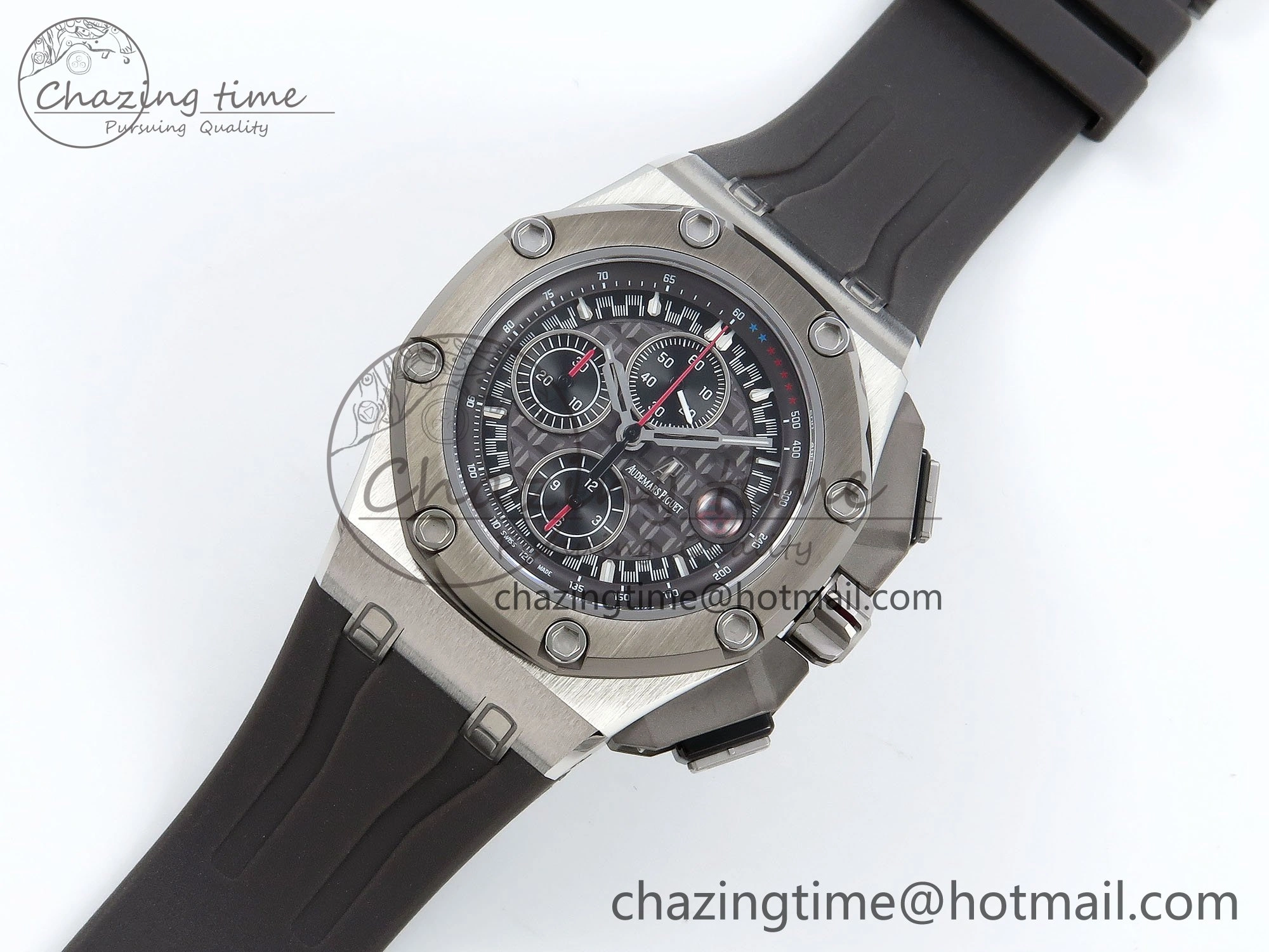 Royal Oak Offshore Schumacher APF Best Edition Gray Black Dial on Gray Rubber Strap A WrinkleFree 4441