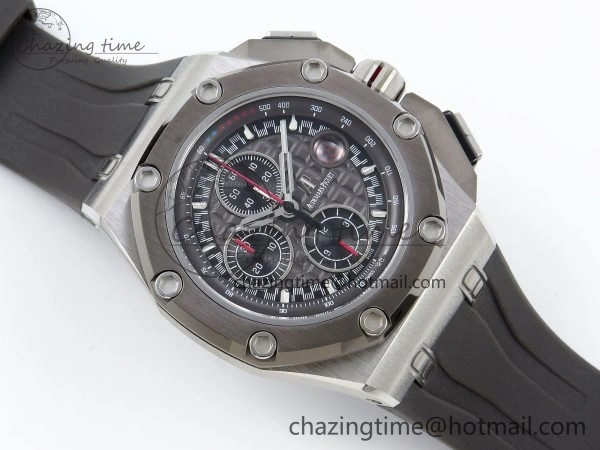 Royal Oak Offshore Schumacher APF Best Edition Gray Black Dial on Gray Rubber Strap A WrinkleFree 4441