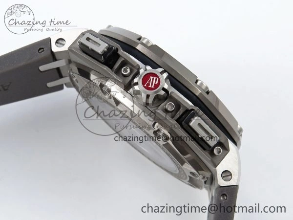 Royal Oak Offshore Schumacher APF Best Edition Gray Black Dial on Gray Rubber Strap A WrinkleFree 4441