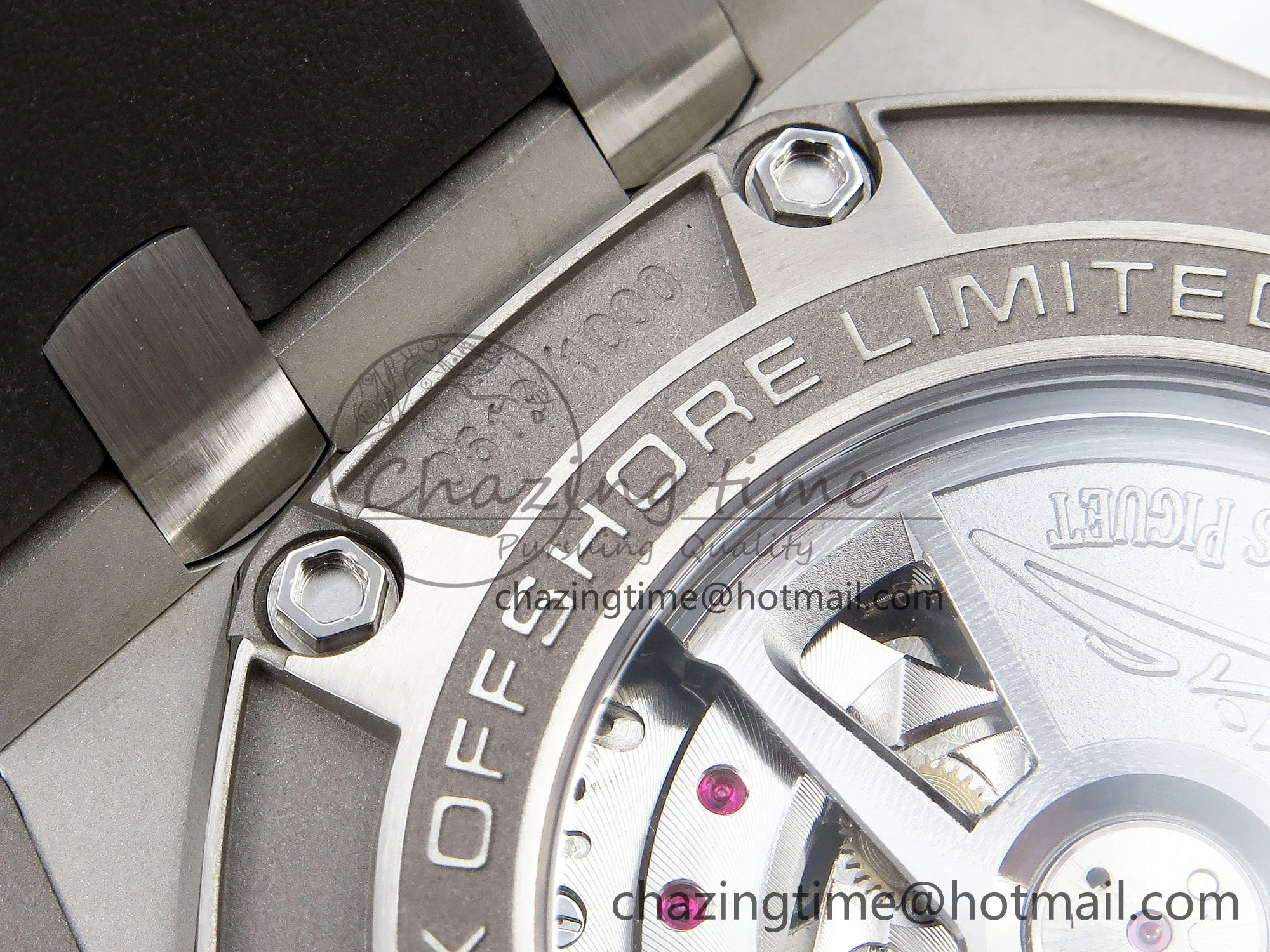 Royal Oak Offshore Schumacher APF Best Edition Gray Black Dial on Gray Rubber Strap A WrinkleFree 4441
