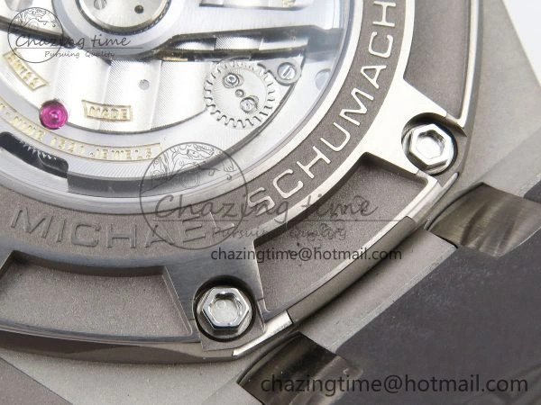 Royal Oak Offshore Schumacher APF Best Edition Gray Black Dial on Gray Rubber Strap A WrinkleFree 4441
