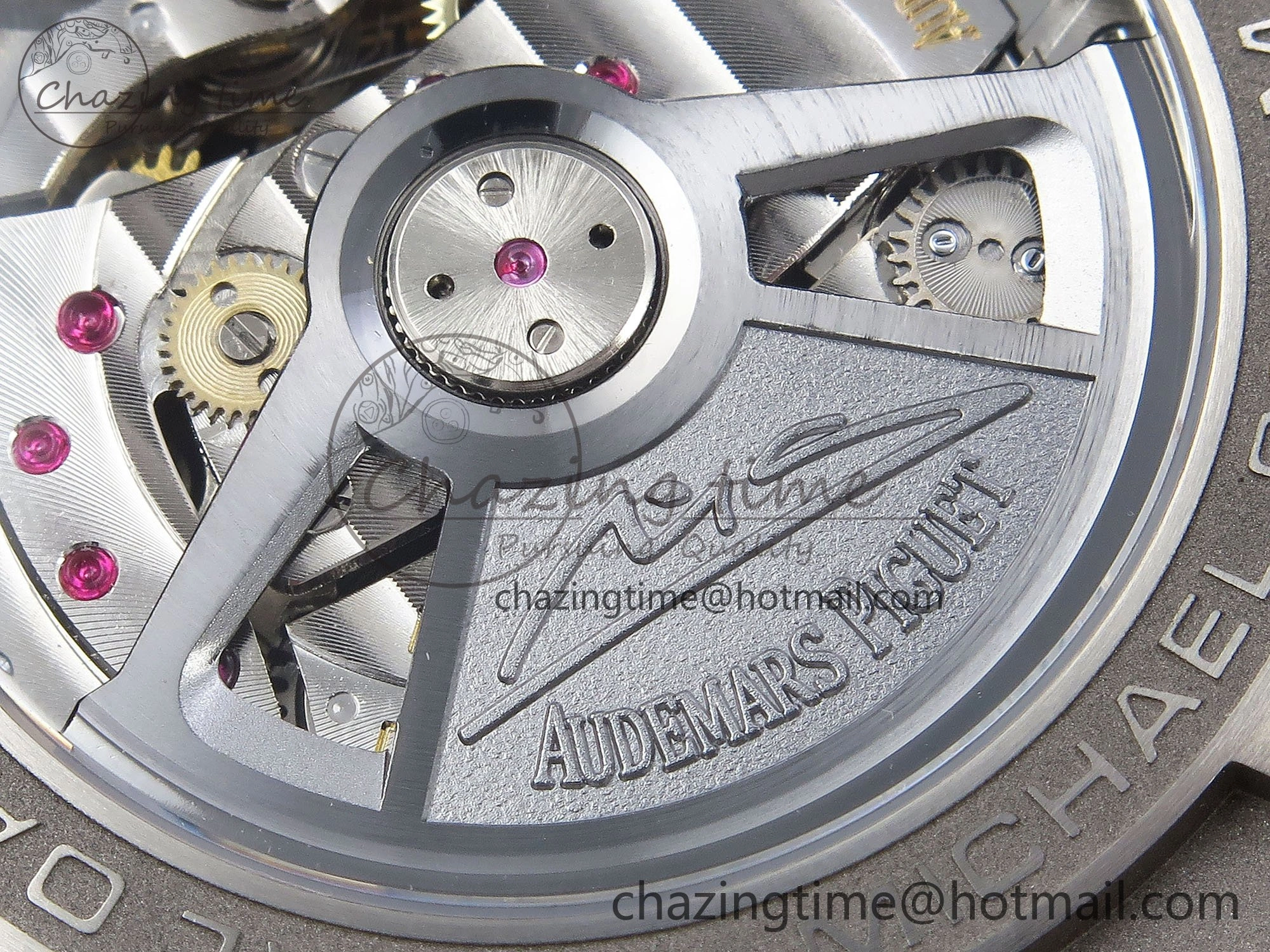Royal Oak Offshore Schumacher APF Best Edition Gray Blue Dial on Blue Rubber Strap A TravelReady 4442