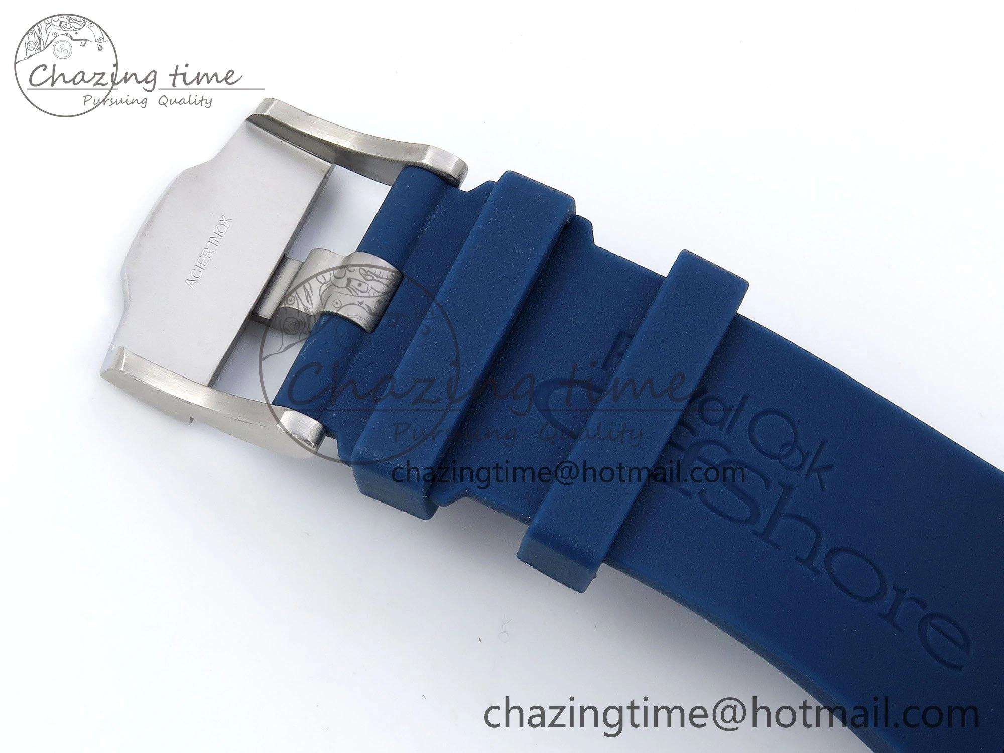 Royal Oak Offshore Schumacher APF Best Edition Gray Blue Dial on Blue Rubber Strap A TravelReady 4442