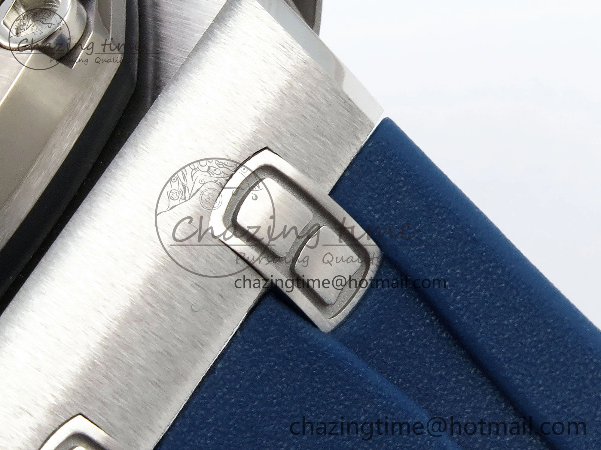 Royal Oak Offshore Schumacher APF Best Edition Gray Blue Dial on Blue Rubber Strap A TravelReady 4442