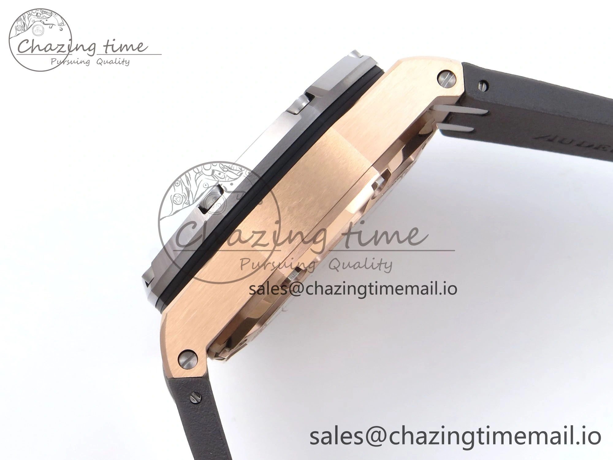 Royal Oak Offshore Schumacher RG TKF Best Edition Gray Black Dial on Gray Rubber Strap A ZeroBulk 4370