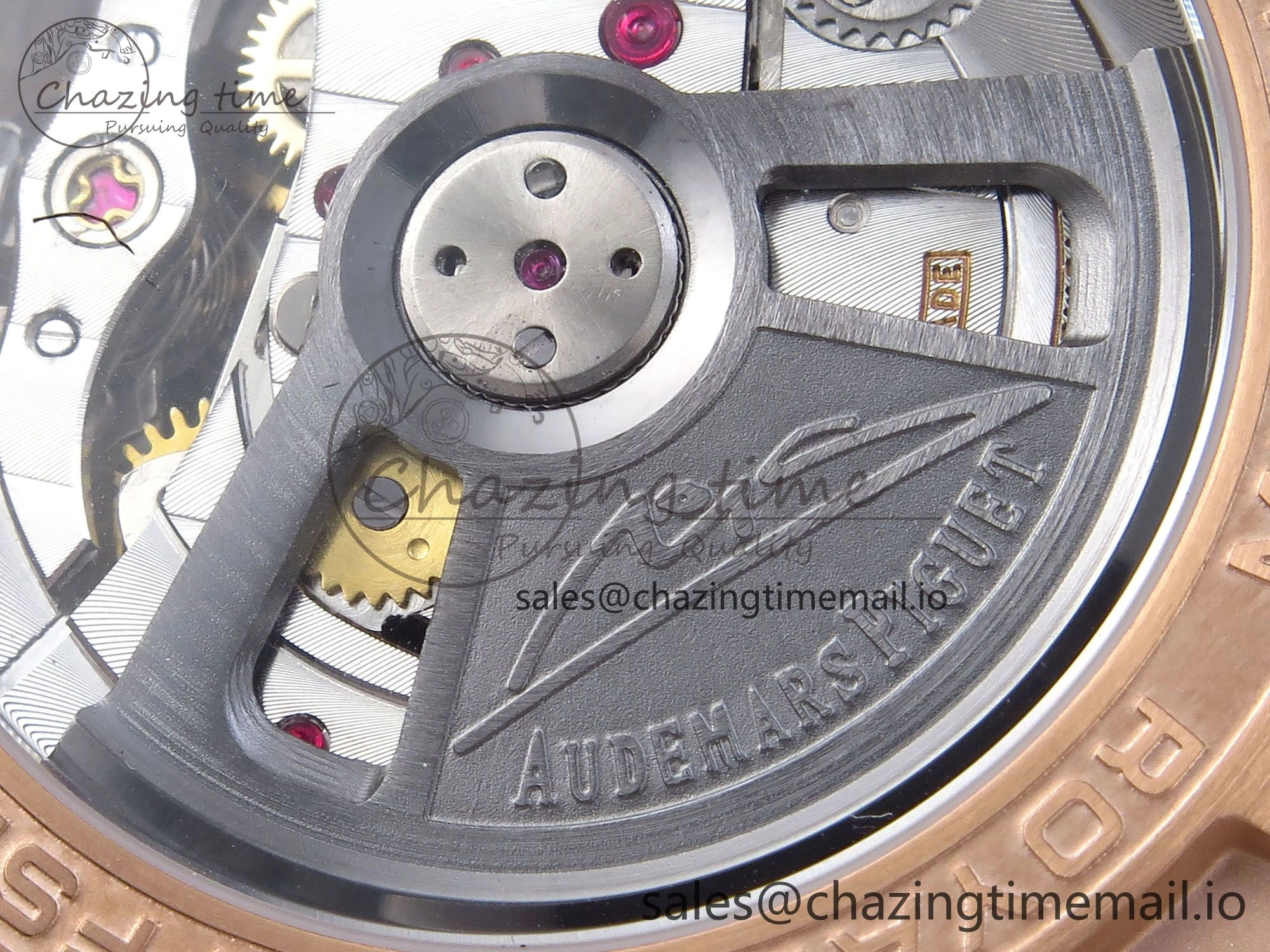 Royal Oak Offshore Schumacher RG TKF Best Edition Gray Black Dial on Gray Rubber Strap A ZeroBulk 4370