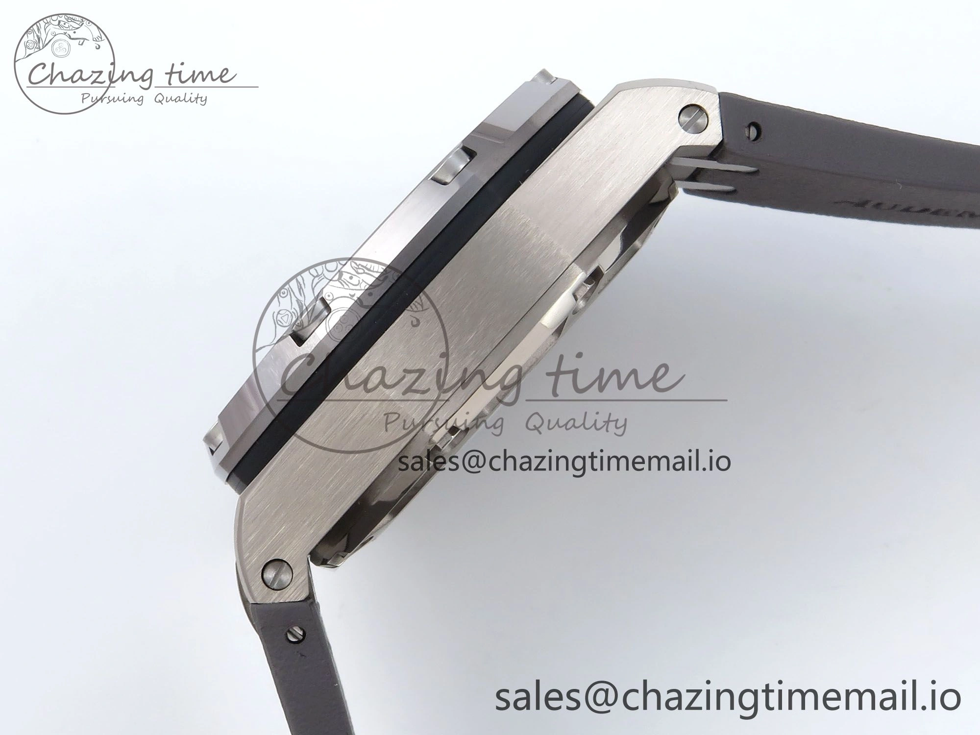 Royal Oak Offshore Schumacher SS TKF Best Edition Gray Black Dial on Gray Rubber Strap A Fashionable 4368