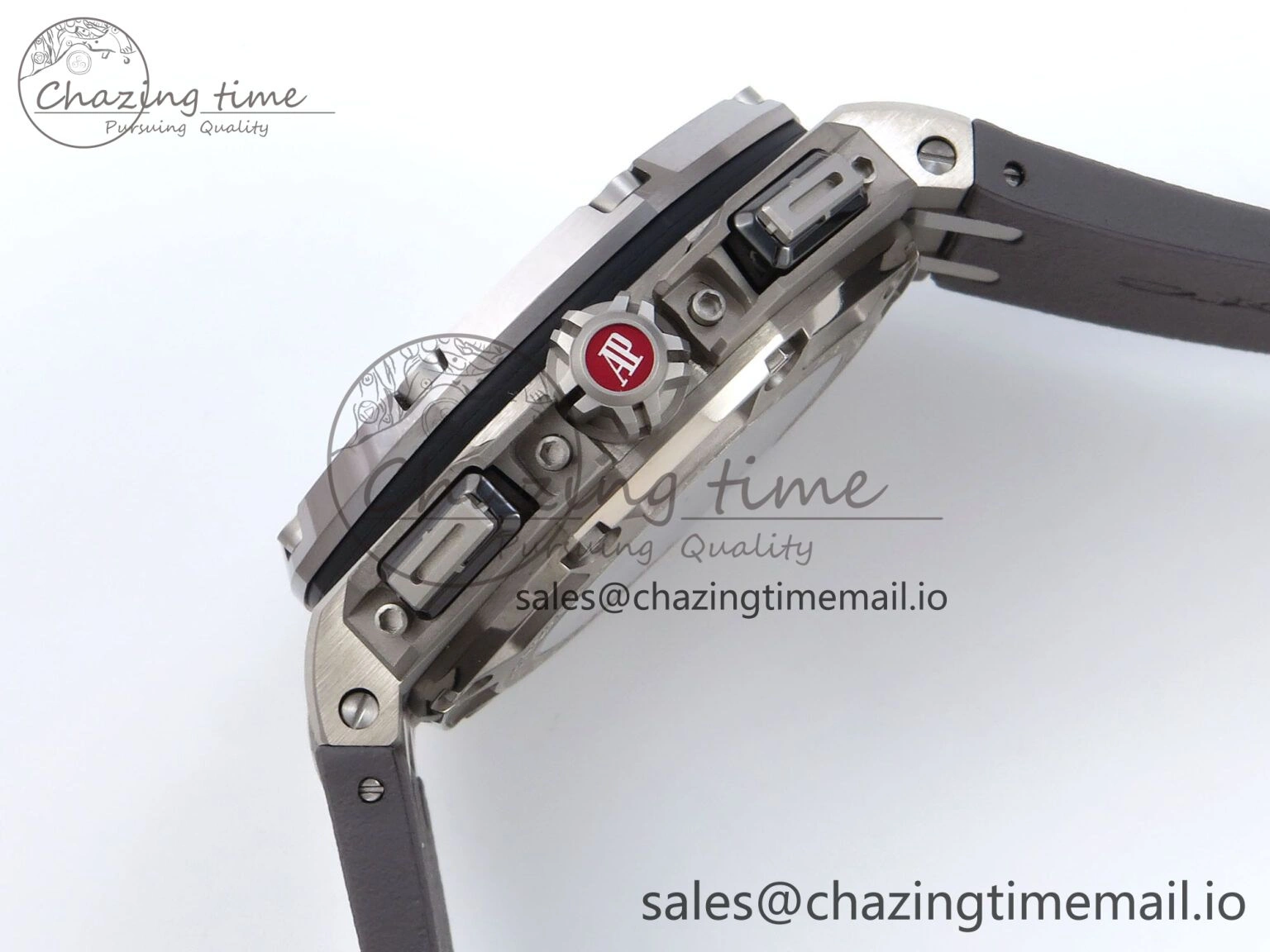 Royal Oak Offshore Schumacher SS TKF Best Edition Gray Black Dial on Gray Rubber Strap A Fashionable 4368