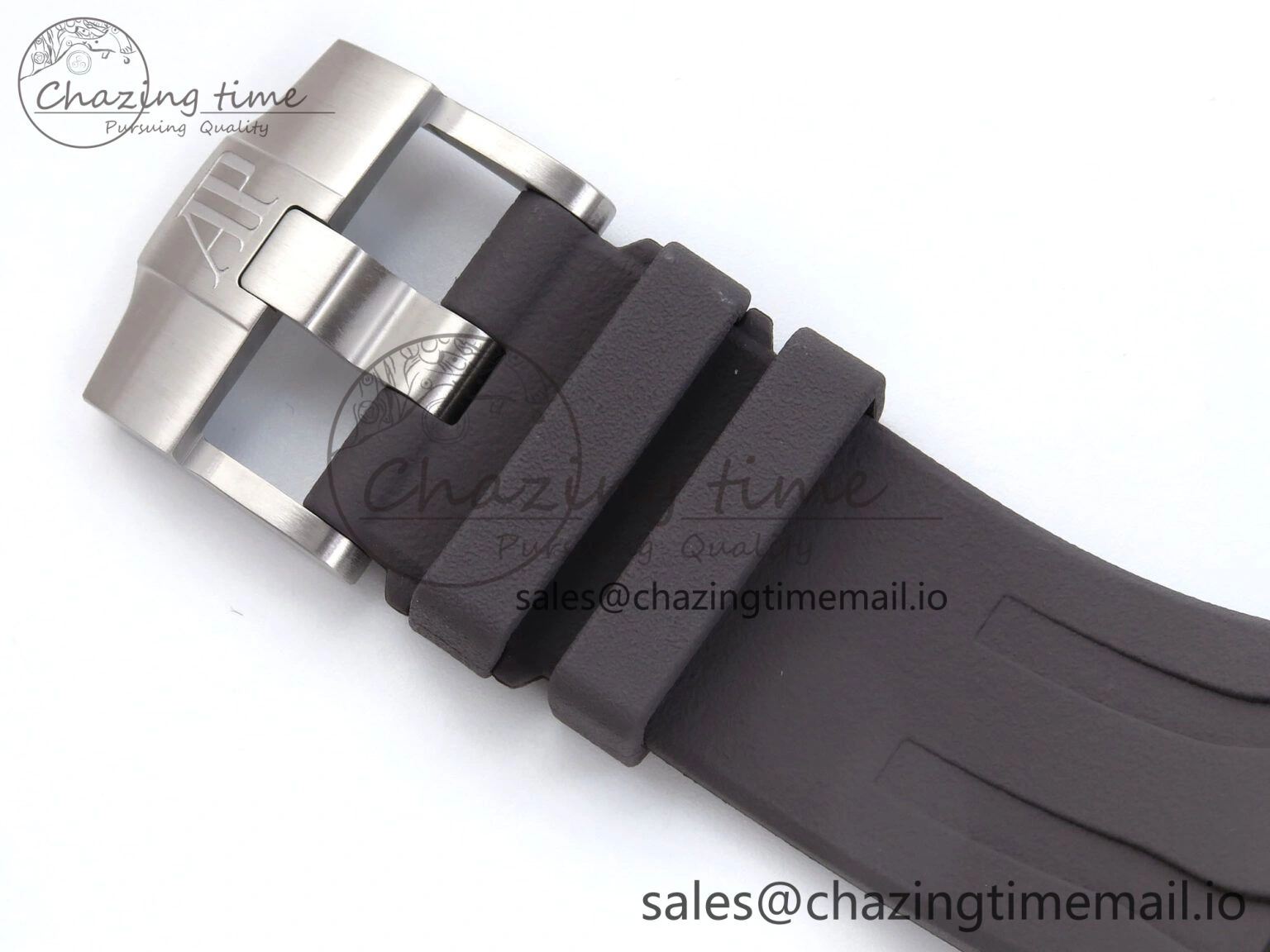Royal Oak Offshore Schumacher SS TKF Best Edition Gray Black Dial on Gray Rubber Strap A Fashionable 4368