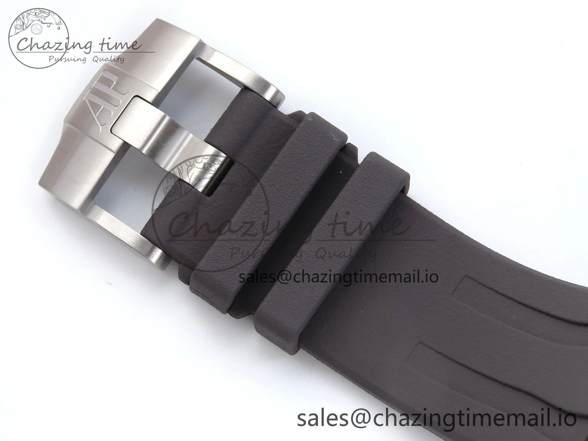 Royal Oak Offshore Schumacher SS TKF Best Edition Gray Black Dial on Gray Rubber Strap A Fashionable 4368