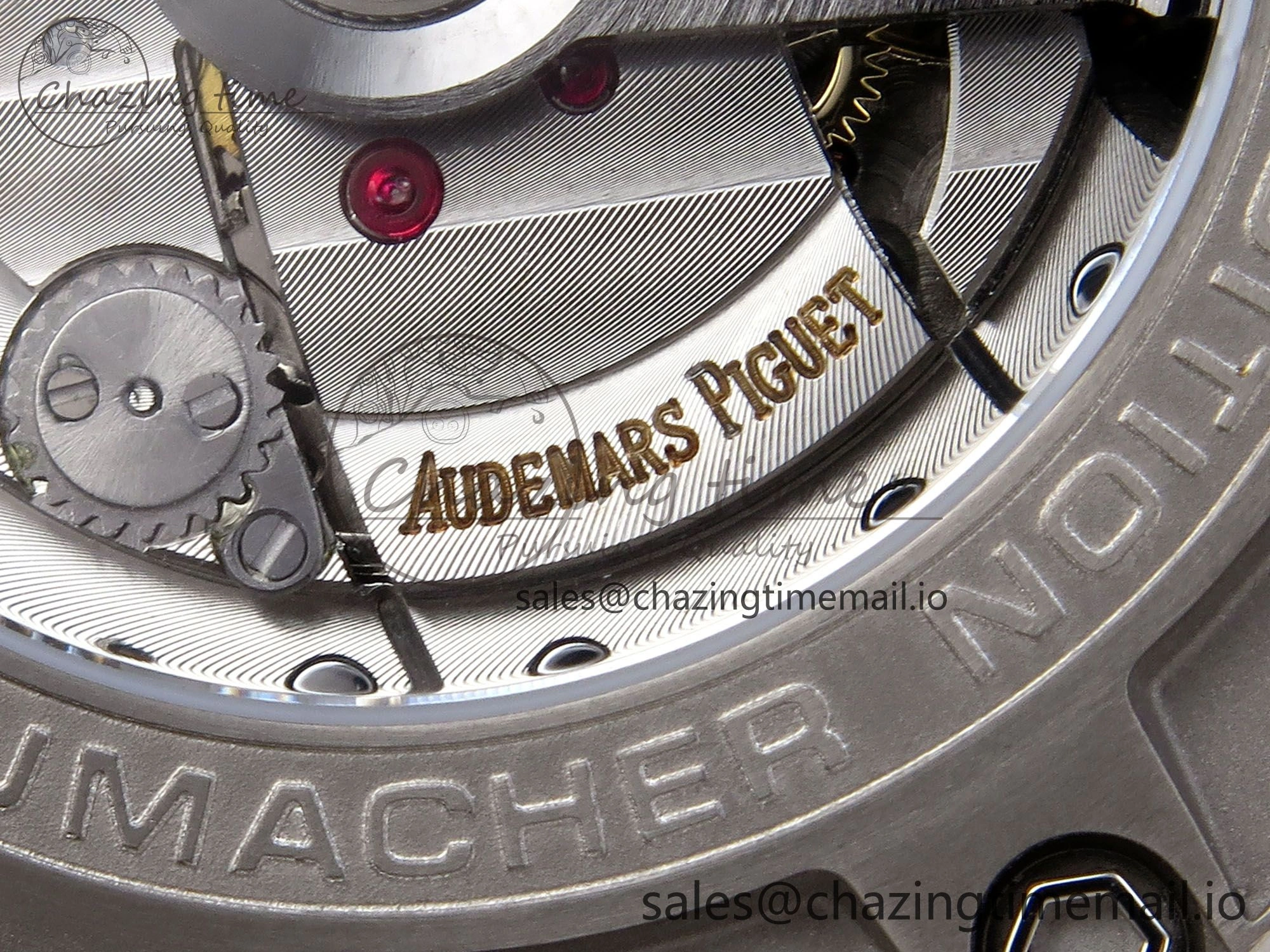 Royal Oak Offshore Schumacher SS TKF Best Edition Gray Black Dial on Gray Rubber Strap A Fashionable 4368