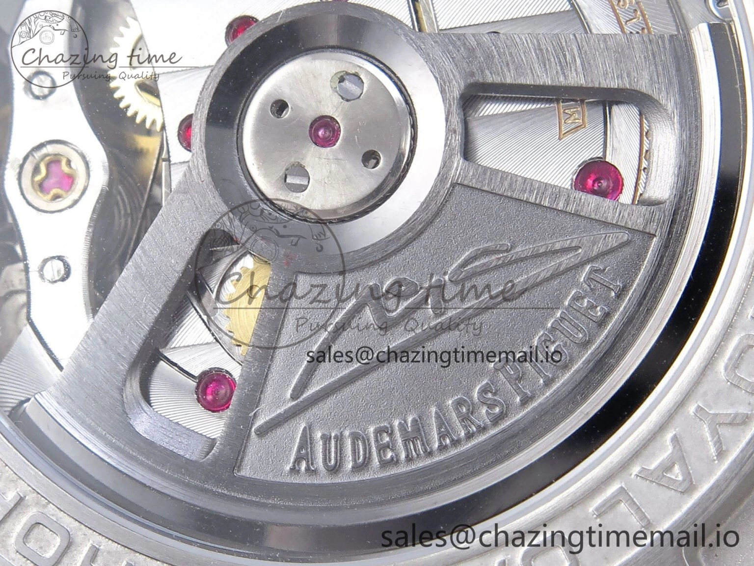 Royal Oak Offshore Schumacher SS TKF Best Edition Gray Blue Dial on Blue Rubber Strap A Chic 4365