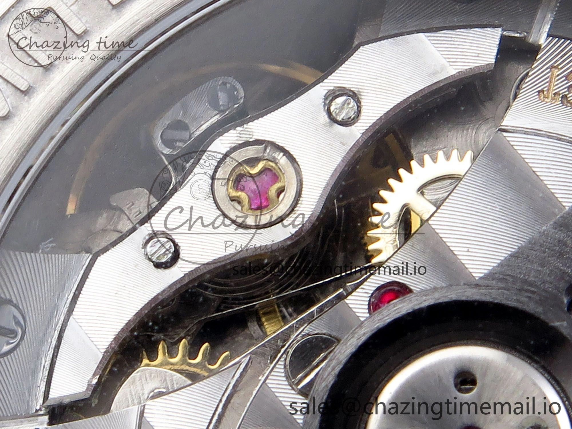 Royal Oak Offshore Schumacher SS TKF Best Edition Gray Blue Dial on Blue Rubber Strap A Chic 4365