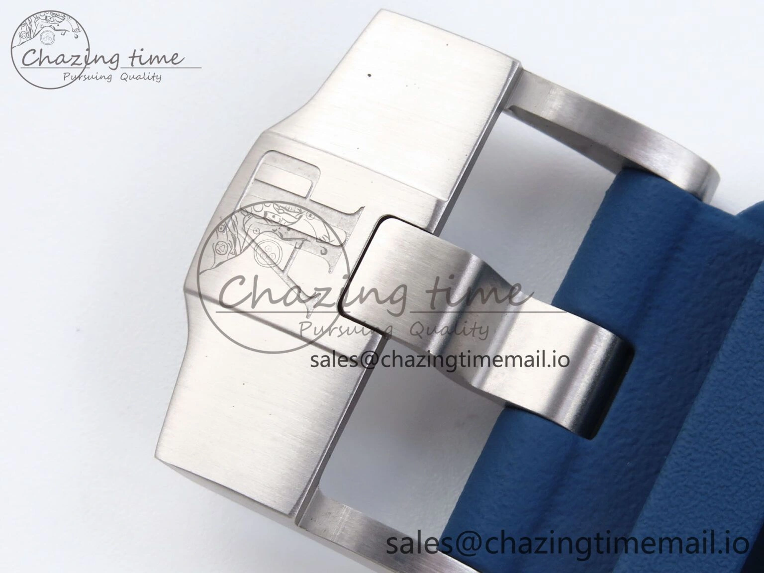 Royal Oak Offshore Schumacher SS TKF Best Edition Gray Blue Dial on Blue Rubber Strap A Chic 4365