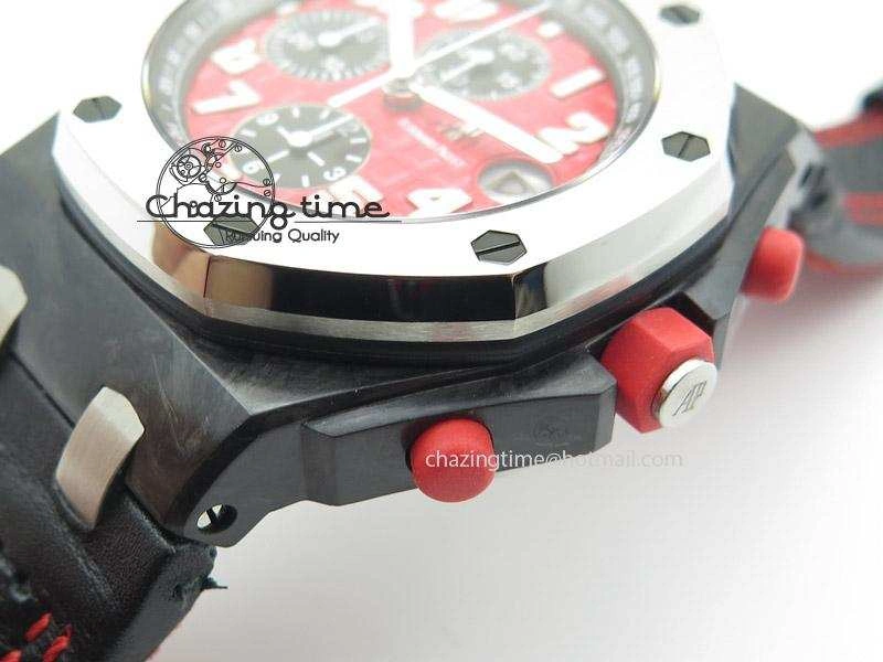 Royal Oak Offshore Singapore Grand Prix Forged Carbon JF Best Edition on Leather Strap A UrbanChic 5130