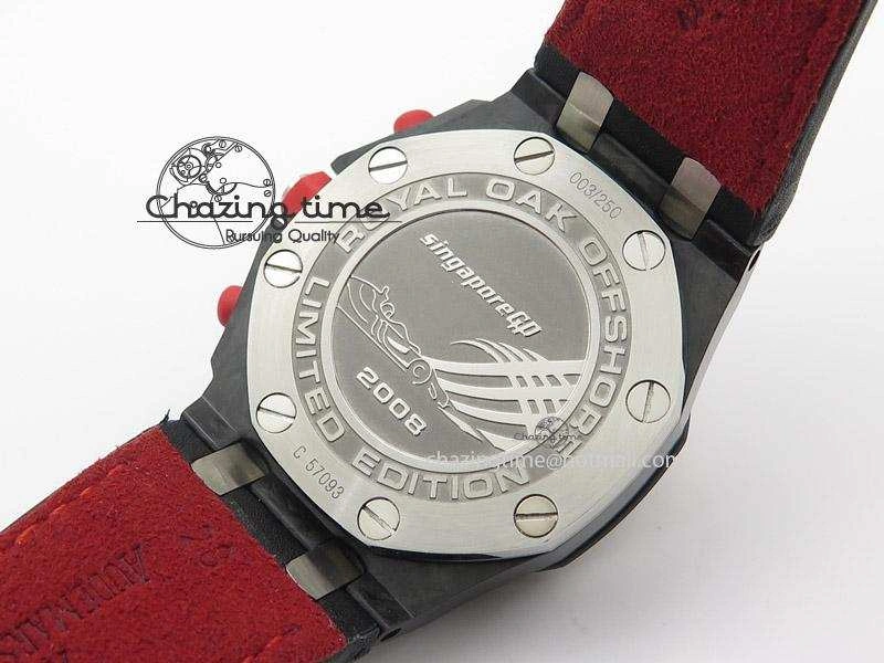 Royal Oak Offshore Singapore Grand Prix Forged Carbon JF Best Edition on Leather Strap A UrbanChic 5130