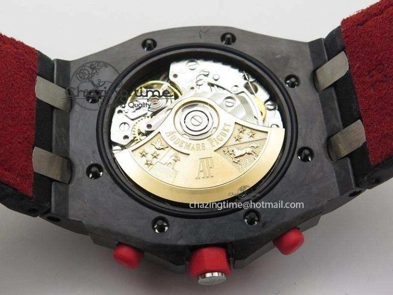 Royal Oak Offshore Singapore Grand Prix Forged Carbon JF Best Edition on Leather Strap A UrbanChic 5130